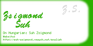 zsigmond suh business card